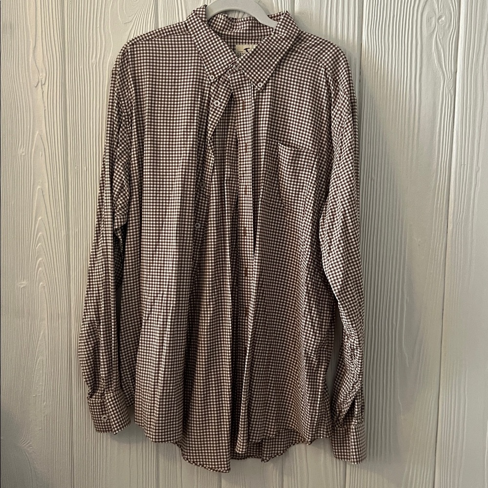 Checkered Button-Up Shirt